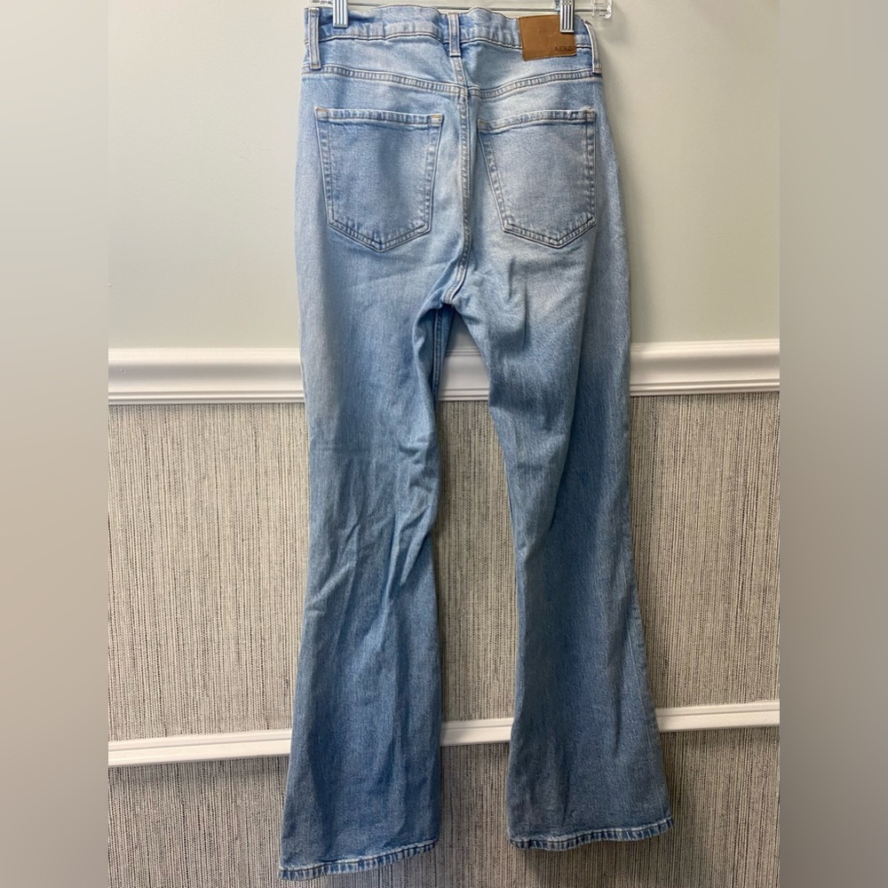 Aeropostale high rise flare jeans size 6R - Picture 4 of 8